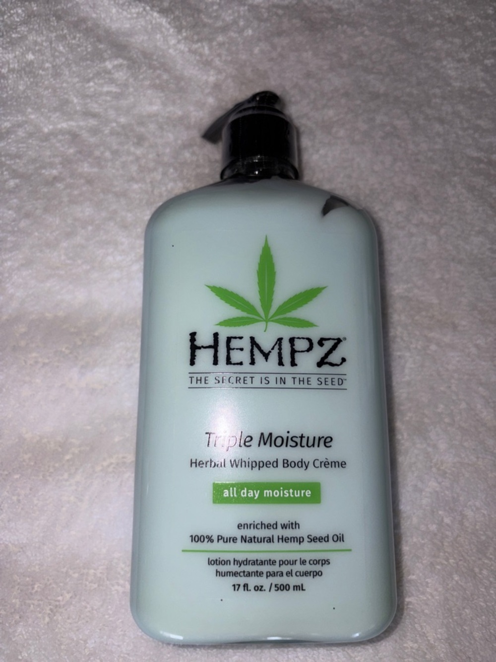 Hempz Triple Moisture Herbal Whipped Body Crème - Mint Green